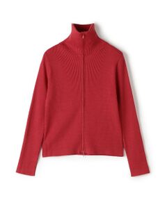 TOMORROWLAND / トゥモローランド カーディガン・ボレロ | コットンリブ ジップアップカーディガン