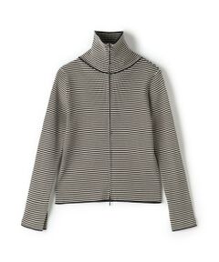 TOMORROWLAND / トゥモローランド カーディガン・ボレロ | コットンリブ ジップアップカーディガン