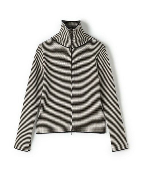 コットンリブ ジップアップカーディガン （カーディガン・ボレロ