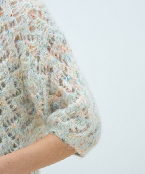 TOMORROWLAND / トゥモローランド ニット・セーター | カラーハンドハーフスリーブプルオーバー | 詳細6