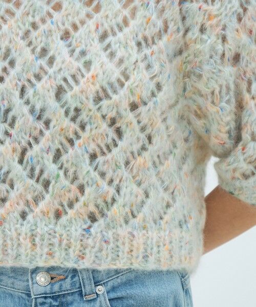 TOMORROWLAND / トゥモローランド ニット・セーター | カラーハンドハーフスリーブプルオーバー | 詳細7
