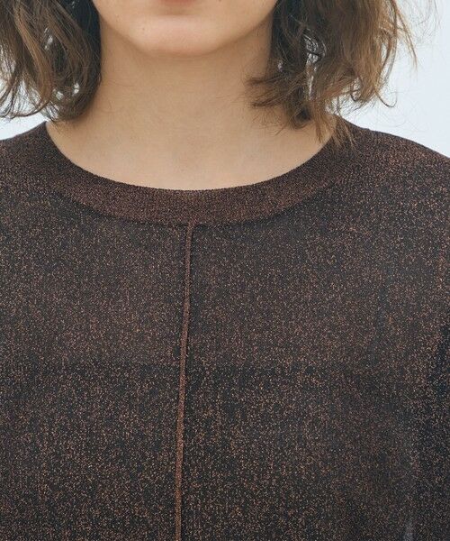 TOMORROWLAND / トゥモローランド ニット・セーター | シアーラメ クルーネックプルオーバー | 詳細5