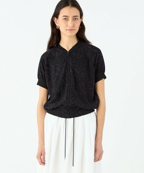 TOMORROWLAND / トゥモローランド カーディガン・ボレロ | ボタニカル ジップアップカーディガン | 詳細2