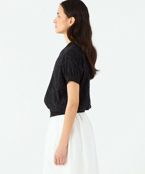 TOMORROWLAND / トゥモローランド カーディガン・ボレロ | ボタニカル ジップアップカーディガン | 詳細3