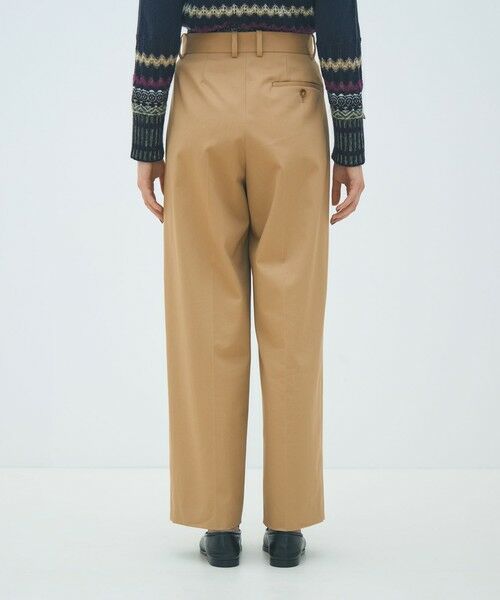 TOMORROWLAND / トゥモローランド チノ・ワークパンツ | コットンチノ タックストレートパンツ | 詳細4