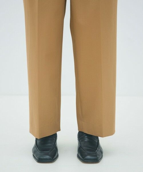 TOMORROWLAND / トゥモローランド チノ・ワークパンツ | コットンチノ タックストレートパンツ | 詳細8