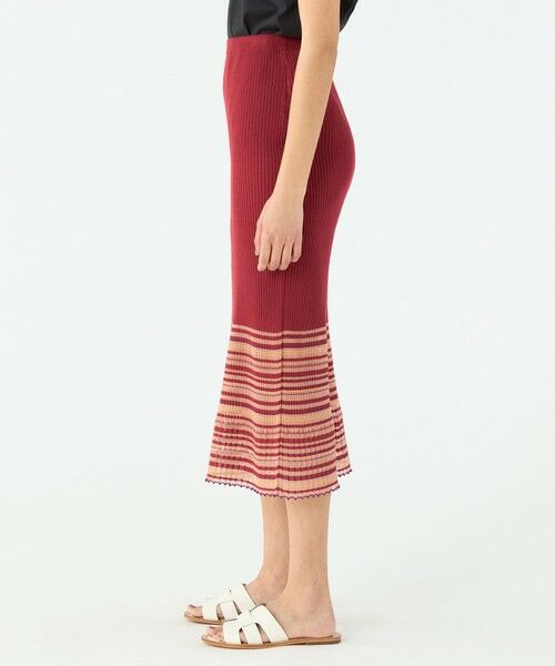 TOMORROWLAND / トゥモローランド ミニ・ひざ丈スカート | シアーボーダー マーメイドスカート | 詳細3