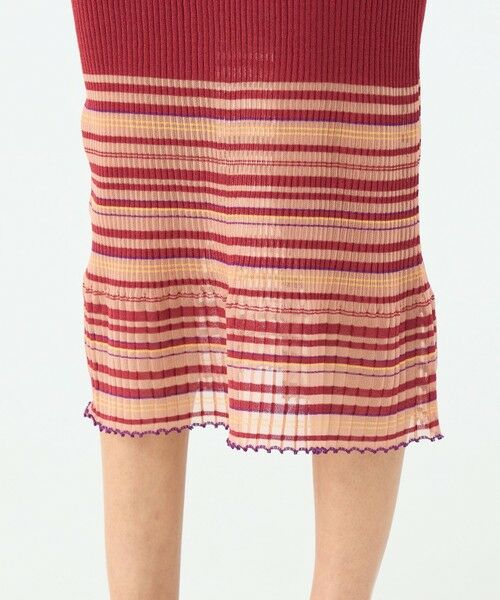 TOMORROWLAND / トゥモローランド ミニ・ひざ丈スカート | シアーボーダー マーメイドスカート | 詳細7