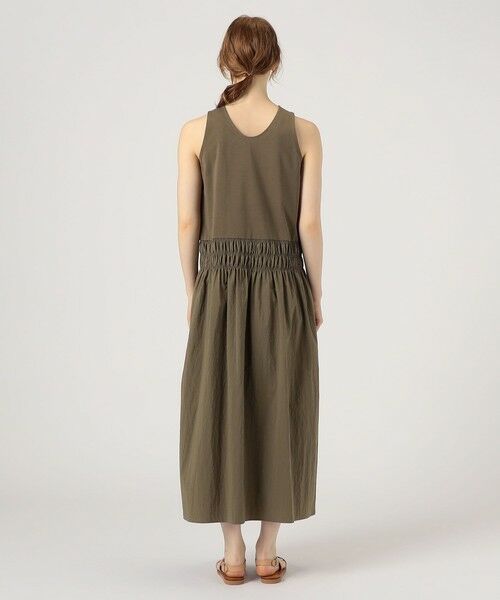 TOMORROWLAND / トゥモローランド ロング・マキシ丈ワンピース | マテリアルコンビ ギャザーマキシワンピース | 詳細3