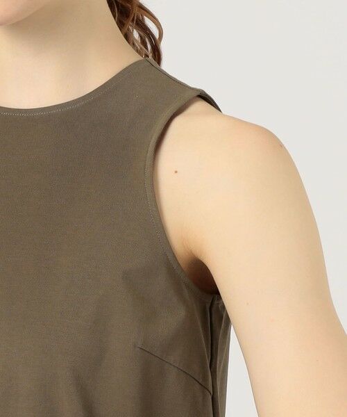 TOMORROWLAND / トゥモローランド ロング・マキシ丈ワンピース | マテリアルコンビ ギャザーマキシワンピース | 詳細6