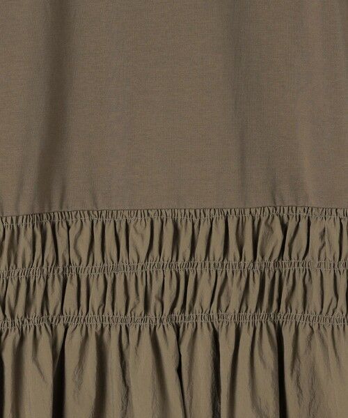 TOMORROWLAND / トゥモローランド ロング・マキシ丈ワンピース | マテリアルコンビ ギャザーマキシワンピース | 詳細8