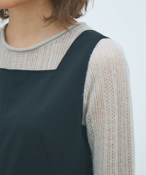 TOMORROWLAND / トゥモローランド サロペット・オールインワン | ウールヘビーメッシュ サロペット | 詳細5