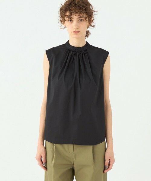 TOMORROWLAND / トゥモローランド シャツ・ブラウス | ストレッチブロード ハイネックブラウス | 詳細2