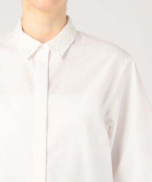 TOMORROWLAND / トゥモローランド シャツ・ブラウス | スクエアドットエンブロイダリー ハーフスリーブブラウス | 詳細5