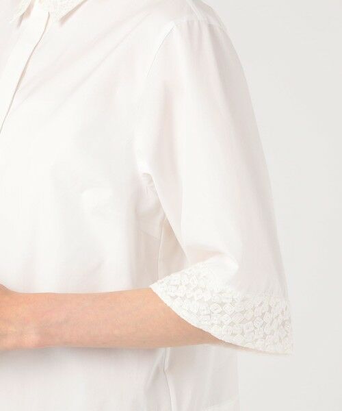 TOMORROWLAND / トゥモローランド シャツ・ブラウス | スクエアドットエンブロイダリー ハーフスリーブブラウス | 詳細7