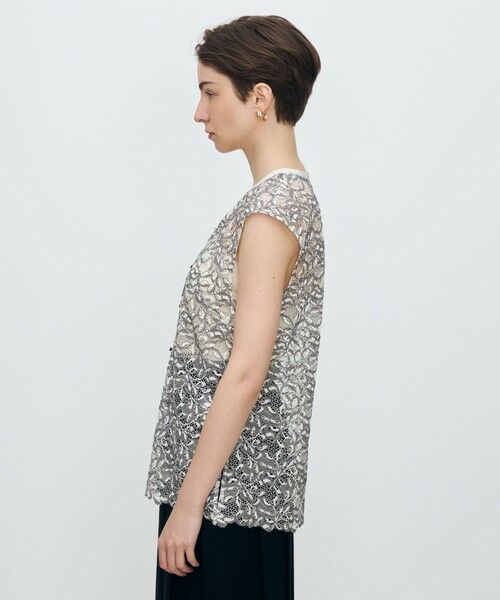 TOMORROWLAND / トゥモローランド シャツ・ブラウス | リーフコード レースジレブラウス | 詳細3