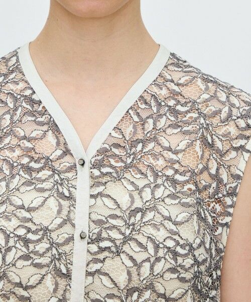 TOMORROWLAND / トゥモローランド シャツ・ブラウス | リーフコード レースジレブラウス | 詳細5