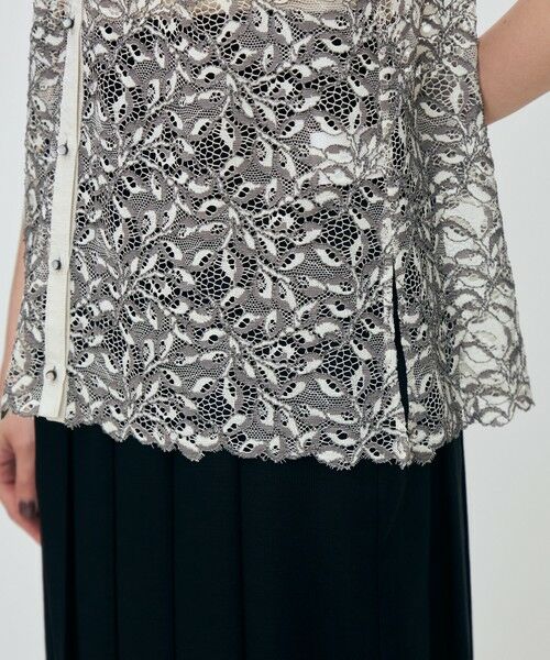 TOMORROWLAND / トゥモローランド シャツ・ブラウス | リーフコード レースジレブラウス | 詳細7