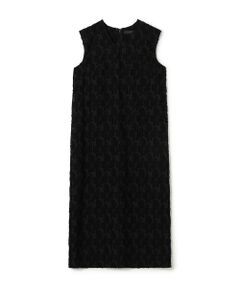 TOMORROWLAND / トゥモローランド ミニ丈・ひざ丈ワンピース | シャイニーカットジャカード Vネックワンピース