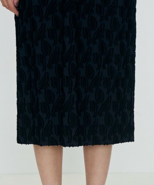 TOMORROWLAND / トゥモローランド ミニ丈・ひざ丈ワンピース | シャイニーカットジャカード Vネックワンピース | 詳細8