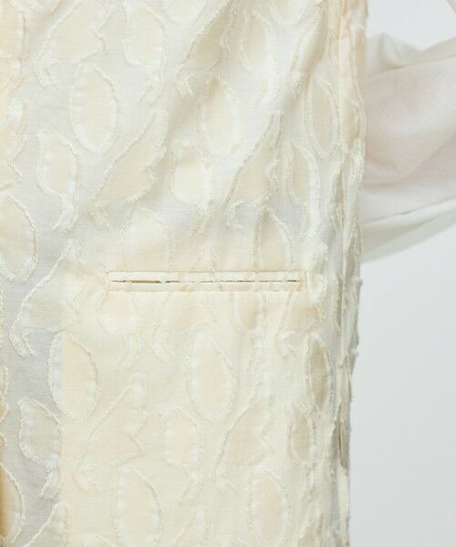 TOMORROWLAND / トゥモローランド ベスト | シャイニーカットジャカード Vカラージレ | 詳細8