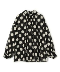 TOMORROWLAND / トゥモローランド シャツ・ブラウス（半袖以外） | イヴェールドットプリント バックリボンブラウス