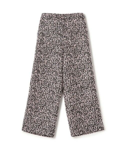 TOMORROWLAND/トゥモローランド ローズラインファンシー ワイドストレートパンツ 18 ブラック系 36(9号)