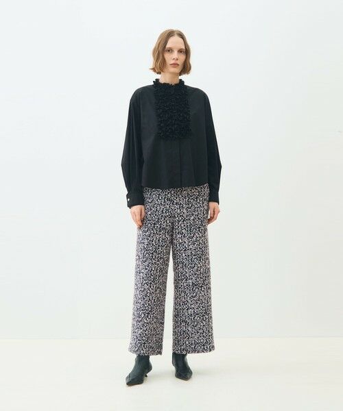 TOMORROWLAND / トゥモローランド その他パンツ | ローズラインファンシー ワイドストレートパンツ | 詳細1