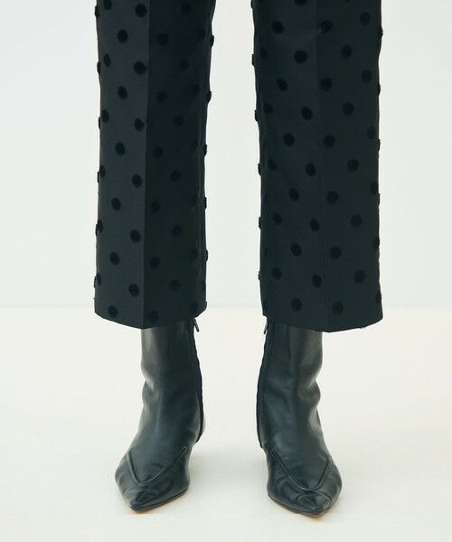 TOMORROWLAND / トゥモローランド その他パンツ | モールポルカドット ベルストレートパンツ | 詳細8