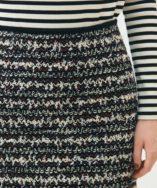 TOMORROWLAND / トゥモローランド ミニ・ひざ丈スカート | ファンシートリコット タイトストレートスカート | 詳細5