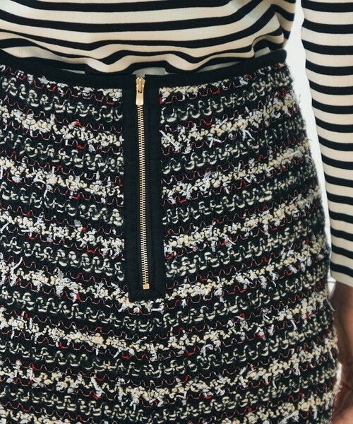 TOMORROWLAND / トゥモローランド ミニ・ひざ丈スカート | ファンシートリコット タイトストレートスカート | 詳細6