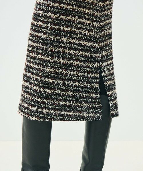 TOMORROWLAND / トゥモローランド ミニ・ひざ丈スカート | ファンシートリコット タイトストレートスカート | 詳細8