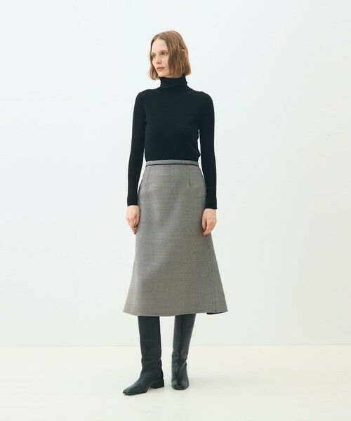 TOMORROWLAND / トゥモローランド ミニ・ひざ丈スカート | ガンクラブトゥースリバー 2-wayマーメイドスカート | 詳細1