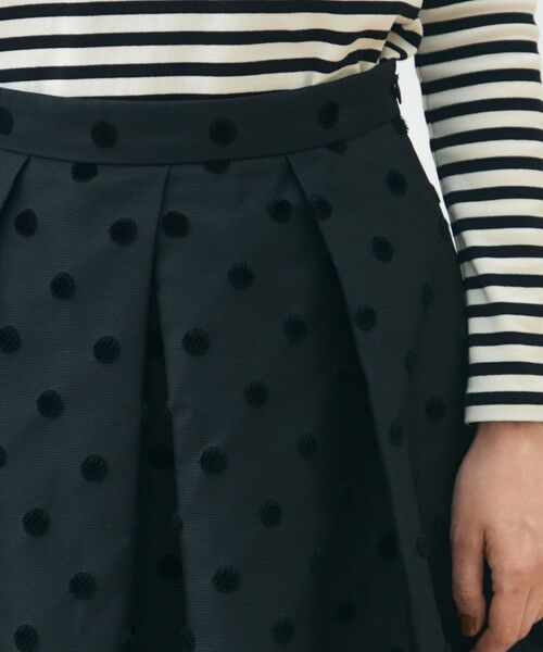 TOMORROWLAND / トゥモローランド ロング・マキシ丈スカート | モールポルカドット コクーンスカート | 詳細5