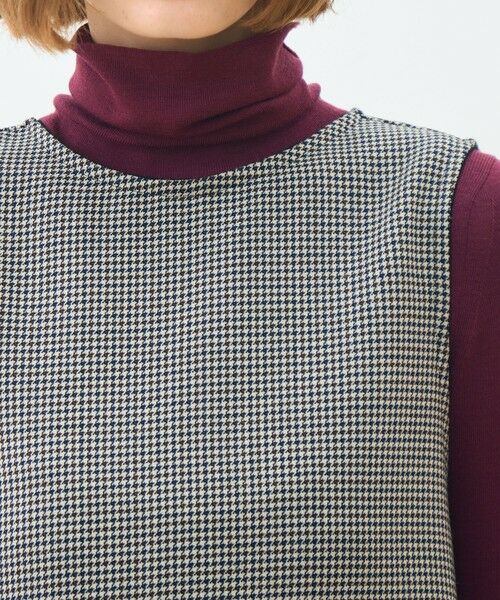 TOMORROWLAND / トゥモローランド ミニ丈・ひざ丈ワンピース | ガンクラブトゥースリバー 4-wayコクーンワンピース | 詳細4