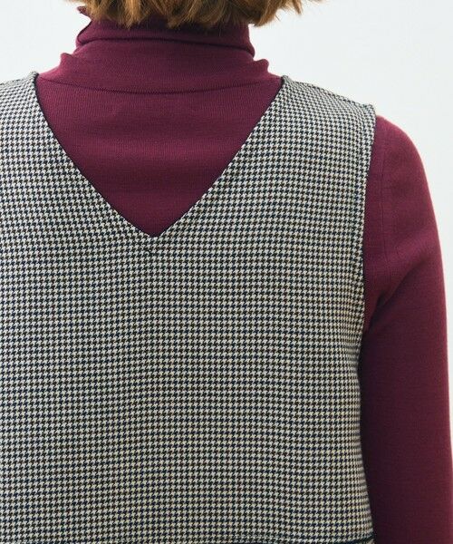 TOMORROWLAND / トゥモローランド ミニ丈・ひざ丈ワンピース | ガンクラブトゥースリバー 4-wayコクーンワンピース | 詳細5