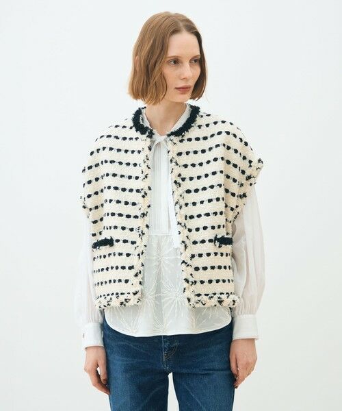 TOMORROWLAND / トゥモローランド ベスト | ウィンターボーダー スクエアジレ | 詳細2