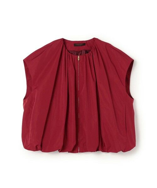 TOMORROWLAND / トゥモローランド ベスト | ポリエステルシルクタフタ バルーンジレ(35 レッド)