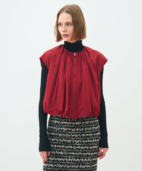 TOMORROWLAND / トゥモローランド ベスト | ポリエステルシルクタフタ バルーンジレ | 詳細2