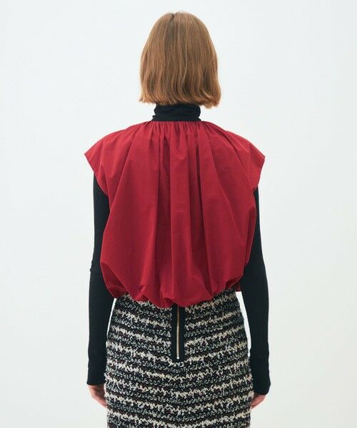 TOMORROWLAND / トゥモローランド ベスト | ポリエステルシルクタフタ バルーンジレ | 詳細4