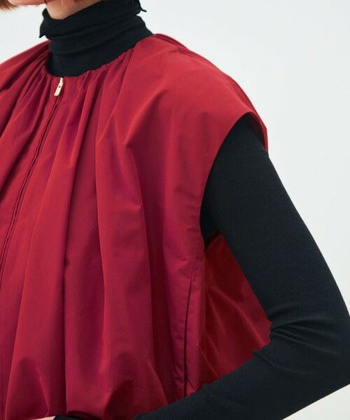 TOMORROWLAND / トゥモローランド ベスト | ポリエステルシルクタフタ バルーンジレ | 詳細7