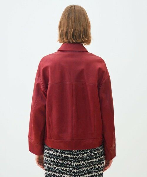 TOMORROWLAND / トゥモローランド ブルゾン | ベジタブルレザー コクーンブルゾン | 詳細4