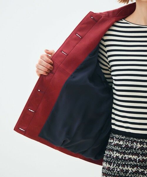 TOMORROWLAND / トゥモローランド ブルゾン | ベジタブルレザー コクーンブルゾン | 詳細5