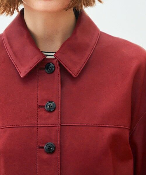 TOMORROWLAND / トゥモローランド ブルゾン | ベジタブルレザー コクーンブルゾン | 詳細6