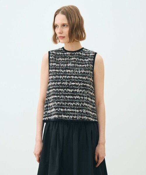 TOMORROWLAND / トゥモローランド ベスト | ファンシートリコット フロンタブルジレ | 詳細2