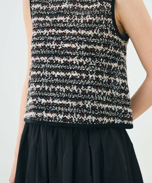 TOMORROWLAND / トゥモローランド ベスト | ファンシートリコット フロンタブルジレ | 詳細8