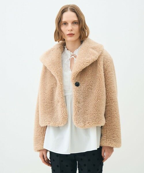 TOMORROWLAND / トゥモローランド その他アウター | テディファー ショートコート | 詳細2