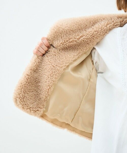 TOMORROWLAND / トゥモローランド その他アウター | テディファー ショートコート | 詳細5
