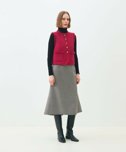 TOMORROWLAND / トゥモローランド ベスト | ブークレーファンシー クルーネックジレ | 詳細1