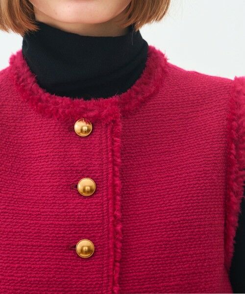 TOMORROWLAND / トゥモローランド ベスト | ブークレーファンシー クルーネックジレ | 詳細6